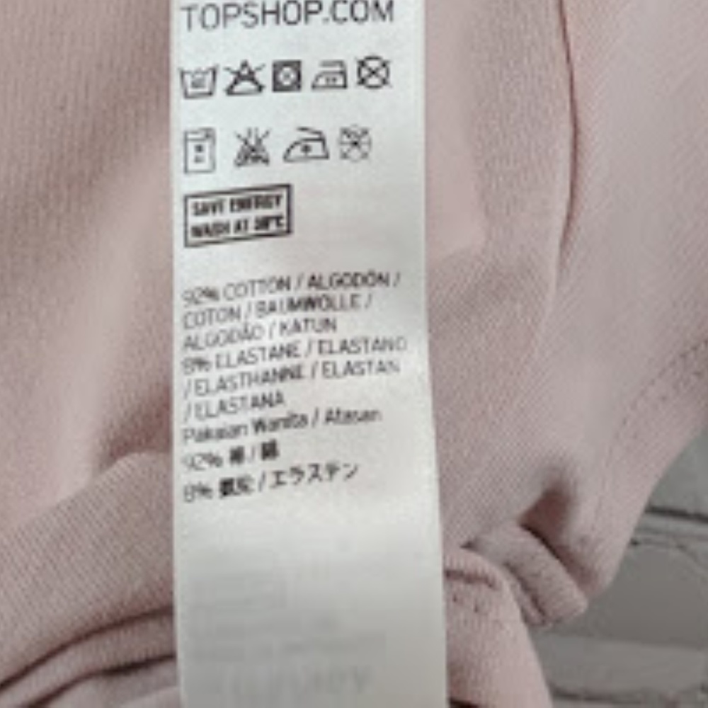 Topshop | Dusty Pink Short Sleeve Crop Top NWT - Picture 4 of 5